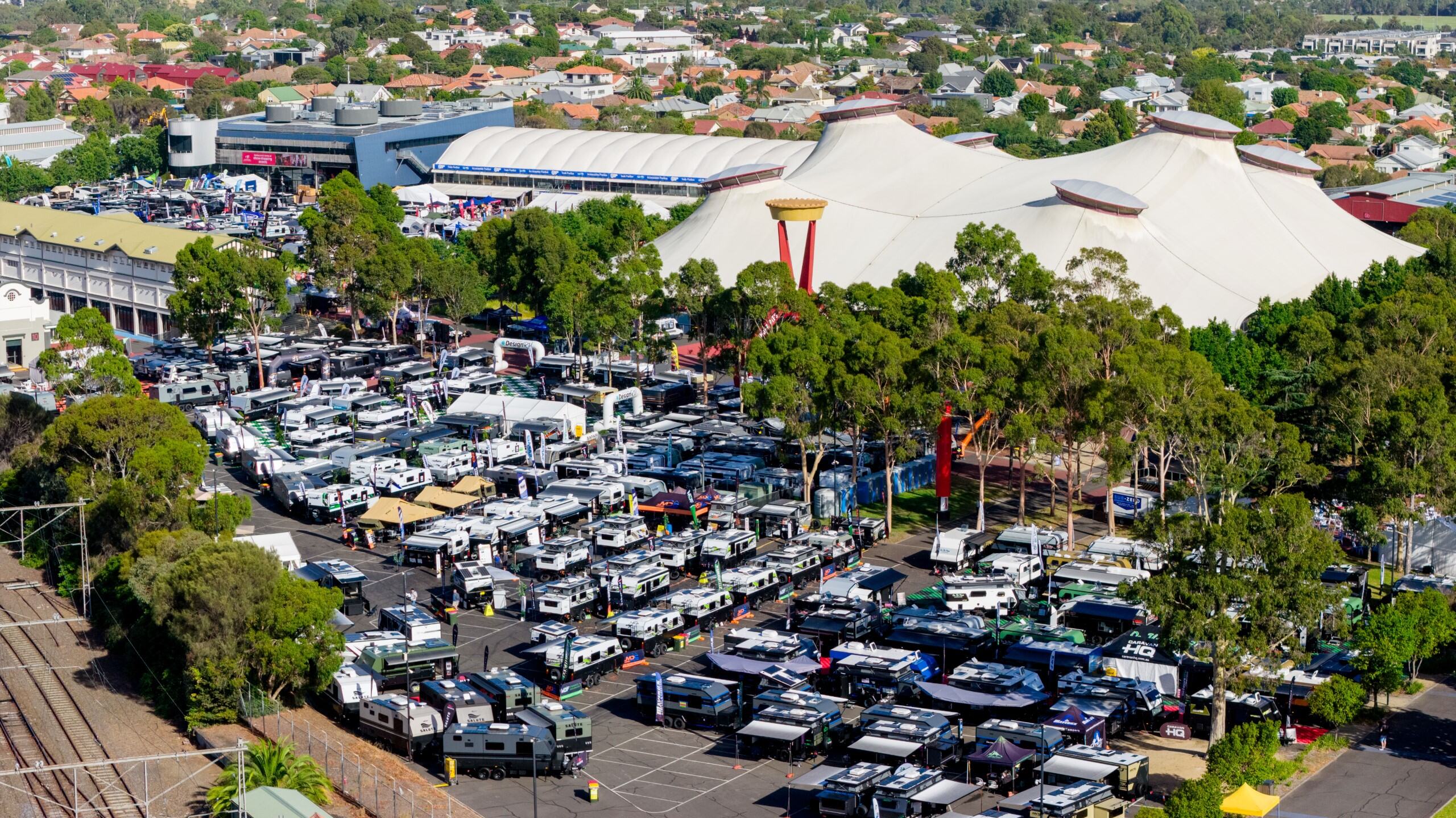 Melbourne Showgrounds Background